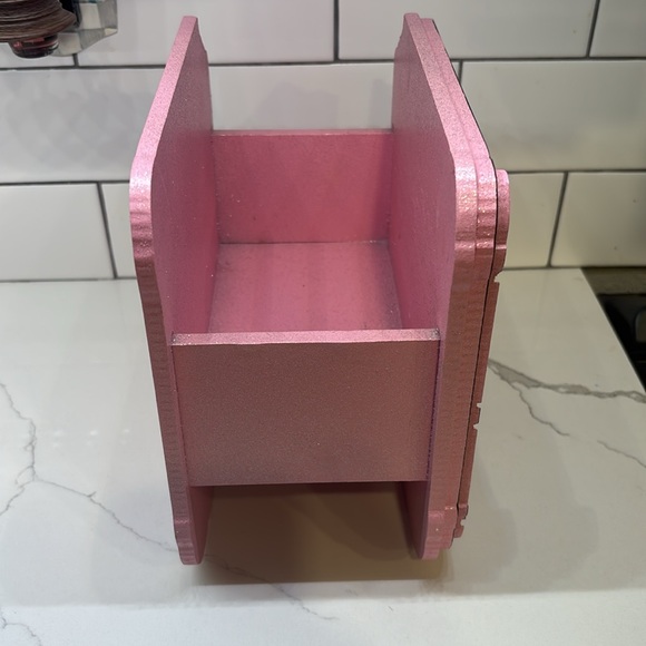 For Her Vanity SPELL BOOK PINK MAKEUP ORGANIZER - Picture 3 of 14